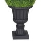 preview thumbnail 4 of 3, Puleo International 38" Single Ball Topiary Boxwood Artificial Tree