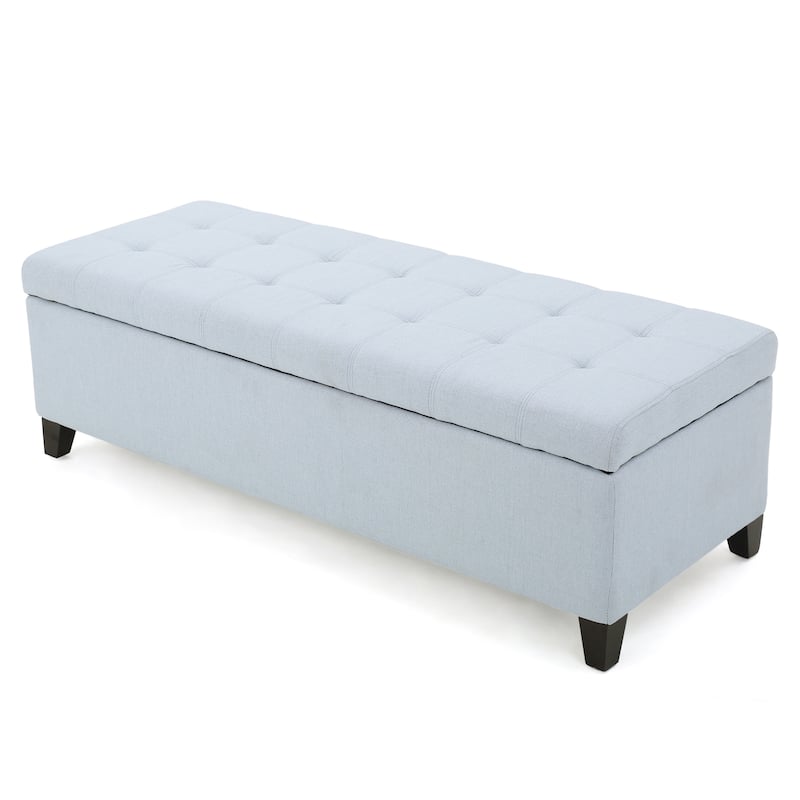 Roomfitters Modern Upholstered Storage Ottoman Bench, Lift-Top Entryway Seating