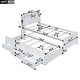 preview thumbnail 6 of 12, Twin Platform Bed with LED Headboard, Trundle, and 3-Storage Drawers, White