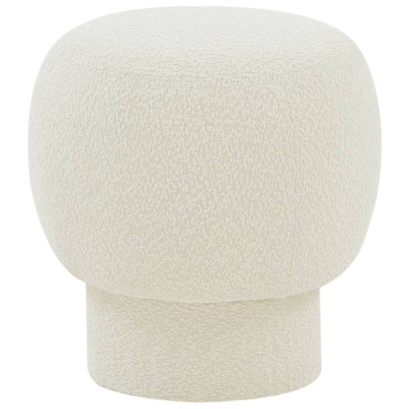 SAFAVIEH Couture Horacia Ivory Round Ottoman