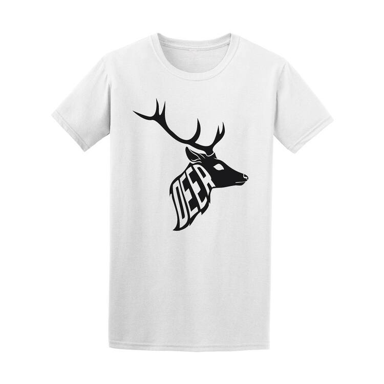 Shop Deer Head Silhouette Tee Men S Image By Shutterstock