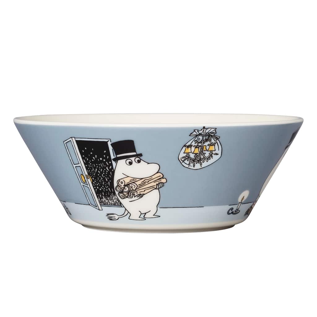 Moomin by Arabia Bowl 5.9in Moominpappa Grey