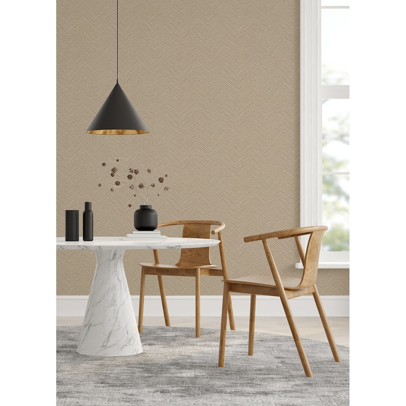 A-Street Prints Apex Beige Weave Wallpaper