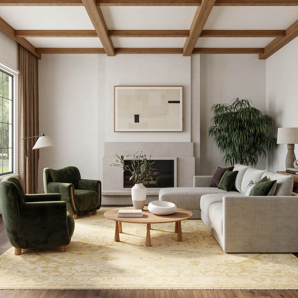 Nourison Antique Bloom Floral Vintage Medallion Indoor Rug