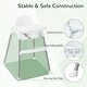 preview thumbnail 2 of 5, 4-in-1 Convertible Baby High Chair w/ Removable Double Tray& Footrest