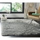 preview thumbnail 17 of 18, SAFAVIEH Handmade Paris Shag Danara 2.5-inch Thick Rug - Silver - 3' x 5'