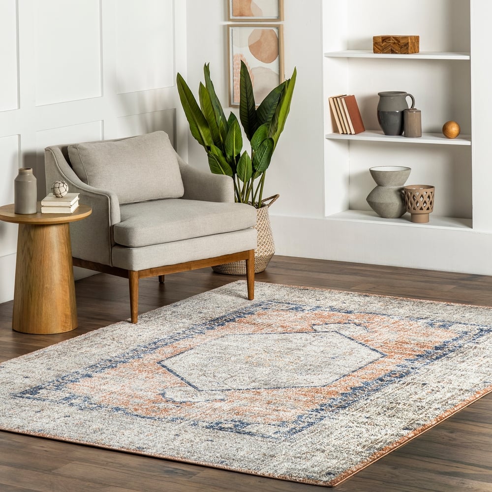 Nuloom Jacquie Vintage Floral Area Rug