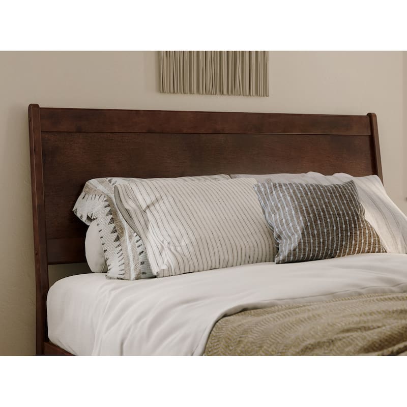 Casanova Solid Wood Panel Headboard - Walnut - Queen
