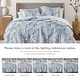 preview thumbnail 10 of 35, Chelsea Square Milan Farmhouse Reversible Floral Print Comforter Set