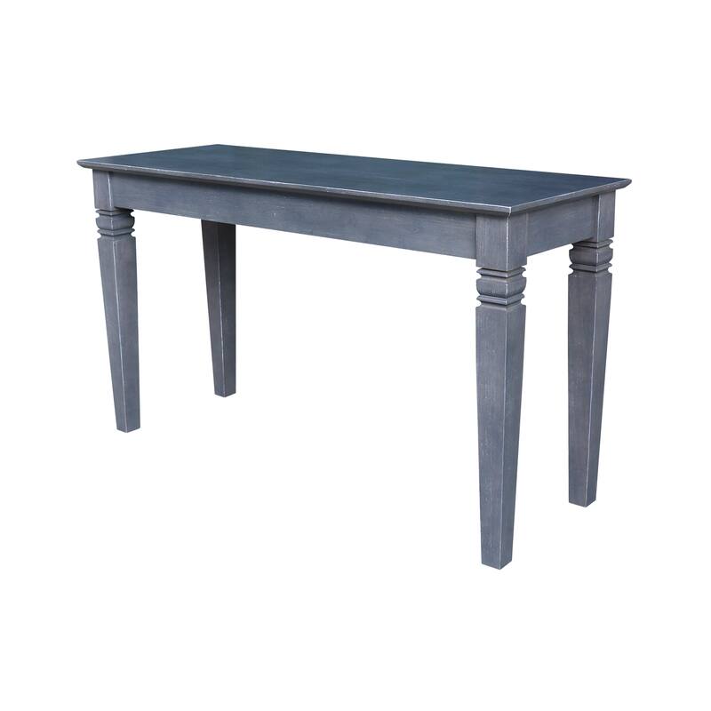 Solid Parawood Java 2-Drawer Sofa Table