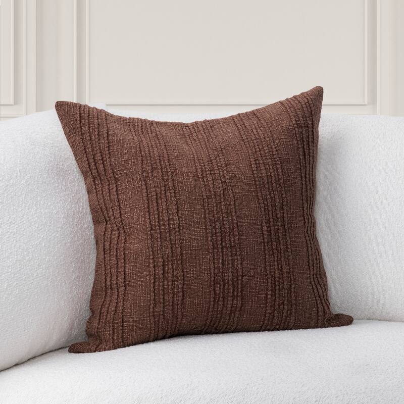 Villa by Classic Home Hannah 100% Cotton 22" Throw Pillow