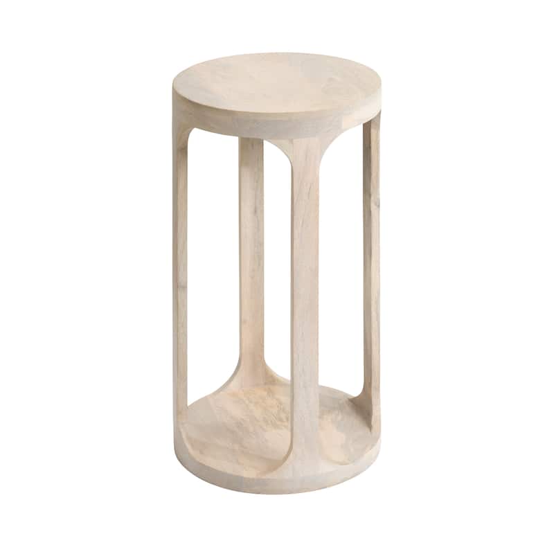 Kate and Laurel Dahl Wood Drink Table - 12x12x23 - White
