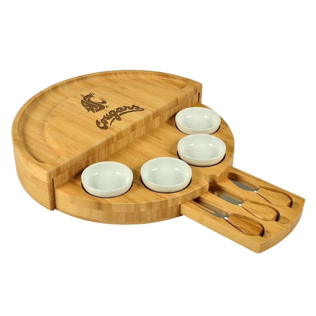 NCAA Washington State Cougars Bamboo Cheese & Charcuterie Board