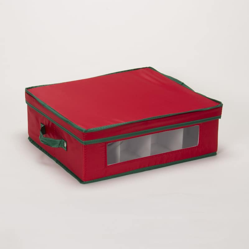 Household Essentials Holiday China Cup Storage Box - 15.5'' x 13.25'' x 5.5''