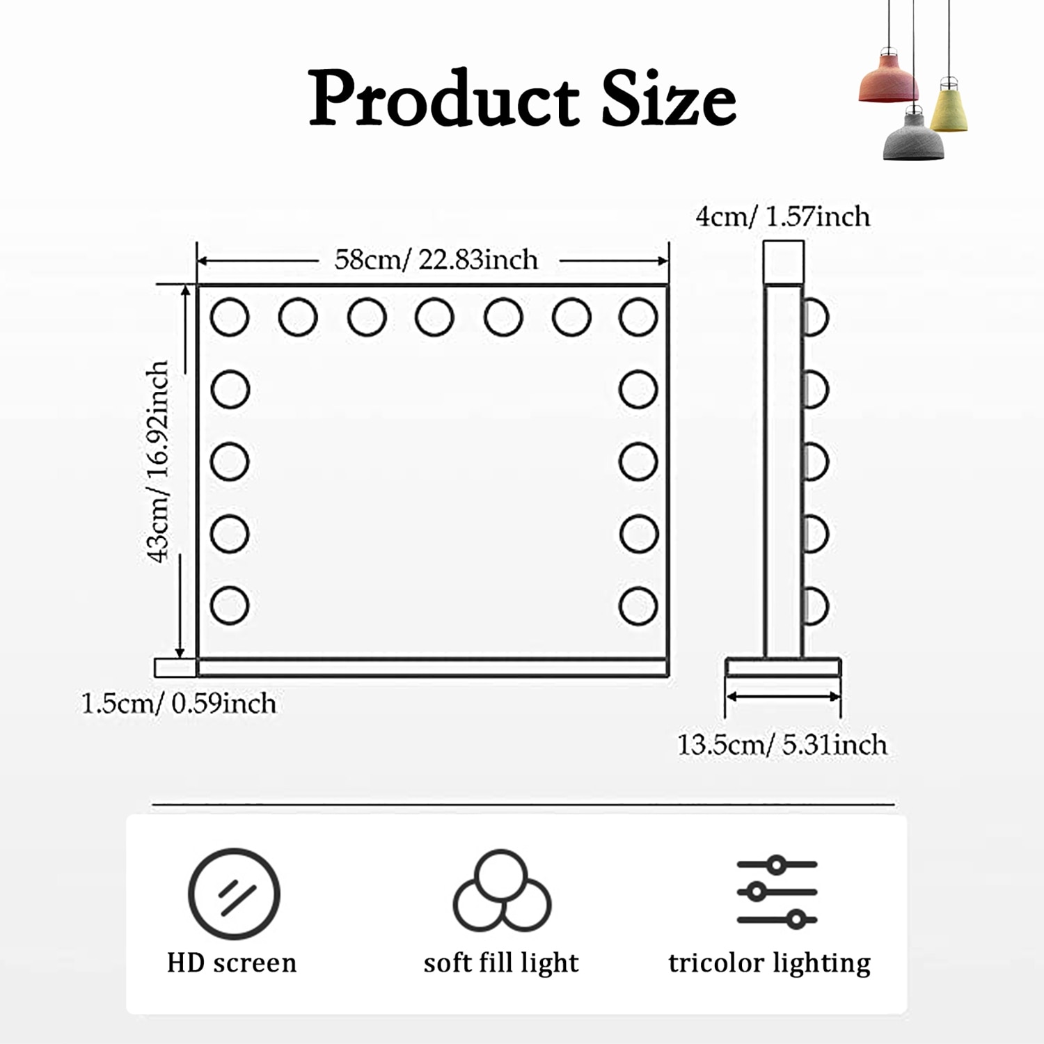 Hollywood Makeup Mirror with Lights On Sale Bed Bath Beyond