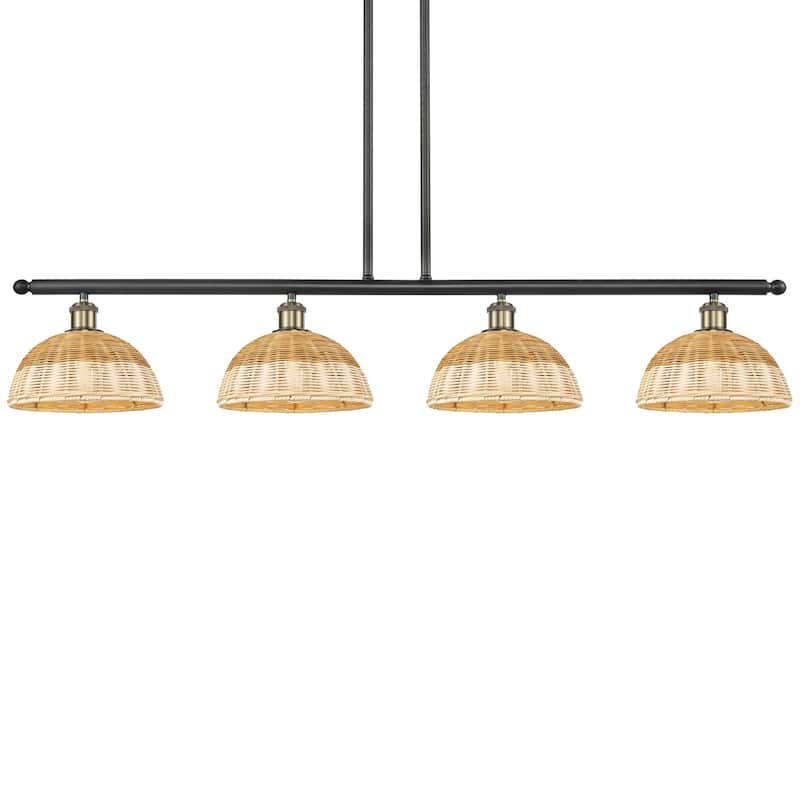 Innovations Lighting 516-4I-9-48 Bristol Natural II Linear Bristol - Black Antique Brass / Natural
