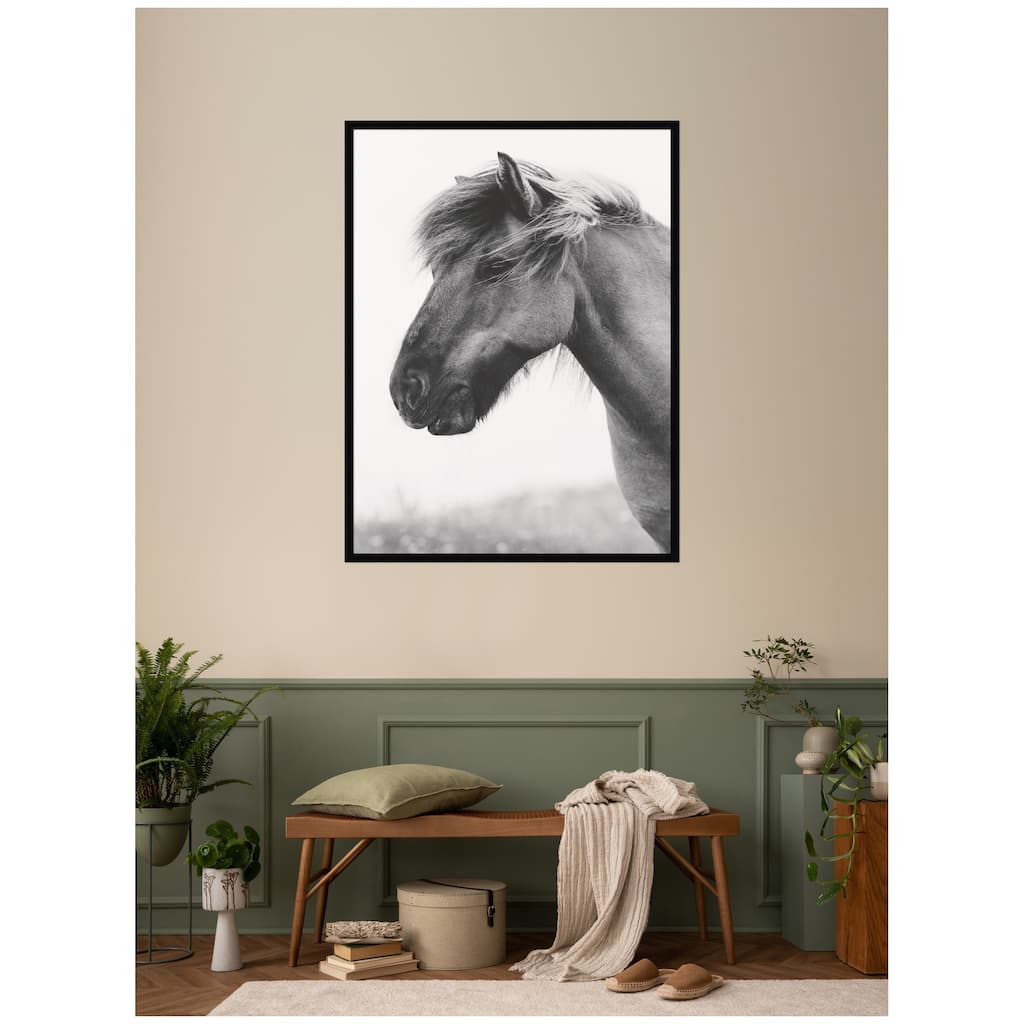 Kate and Laurel AA Indomitable by Alicia Abla Framed Wall Art Print