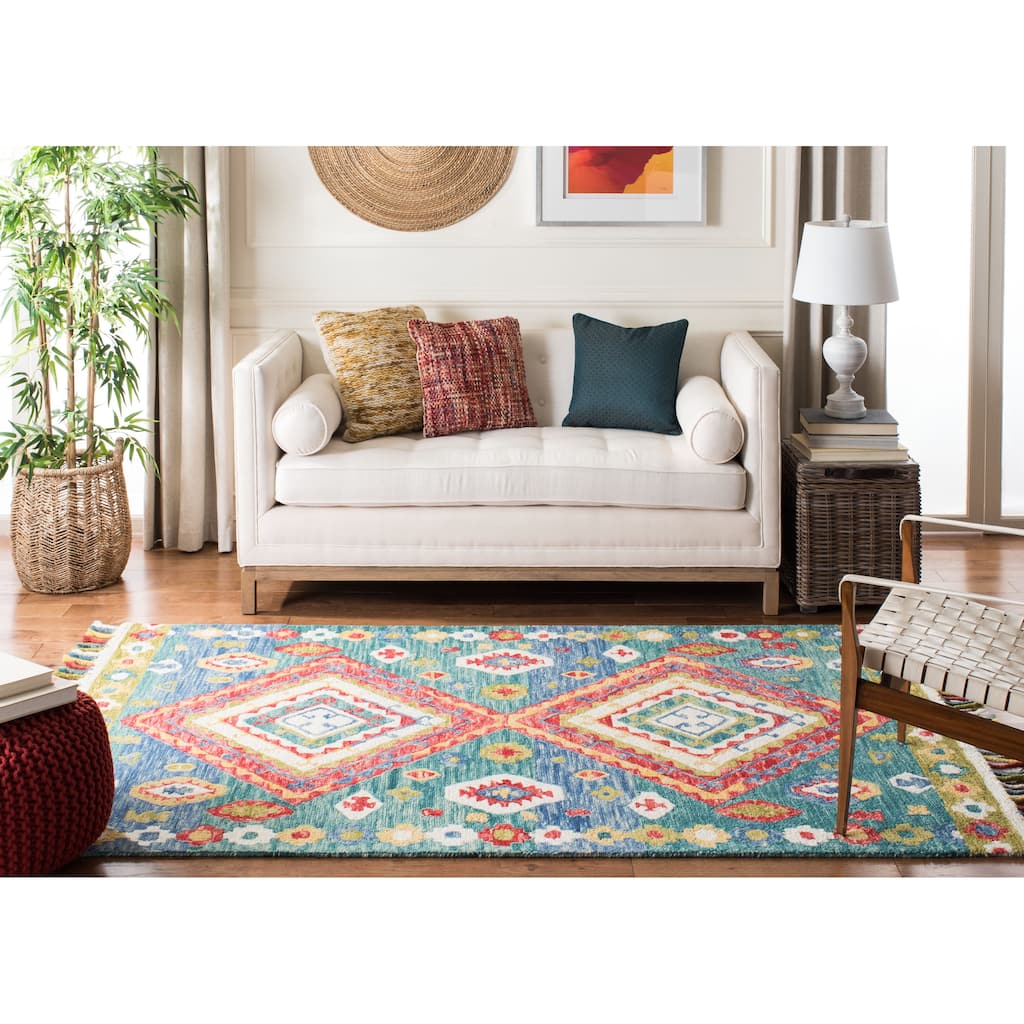 SAFAVIEH Handmade Aspen Impi & Eclectic Tribal Wool Rug