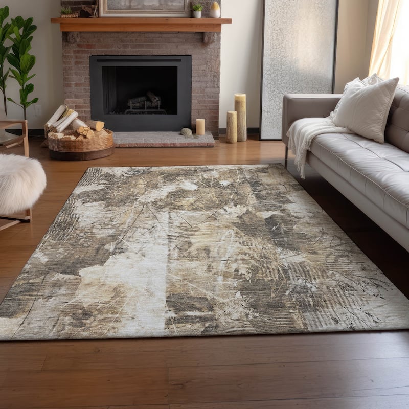 Premium Washable Super Soft Abstract Nature Mayfield Rug