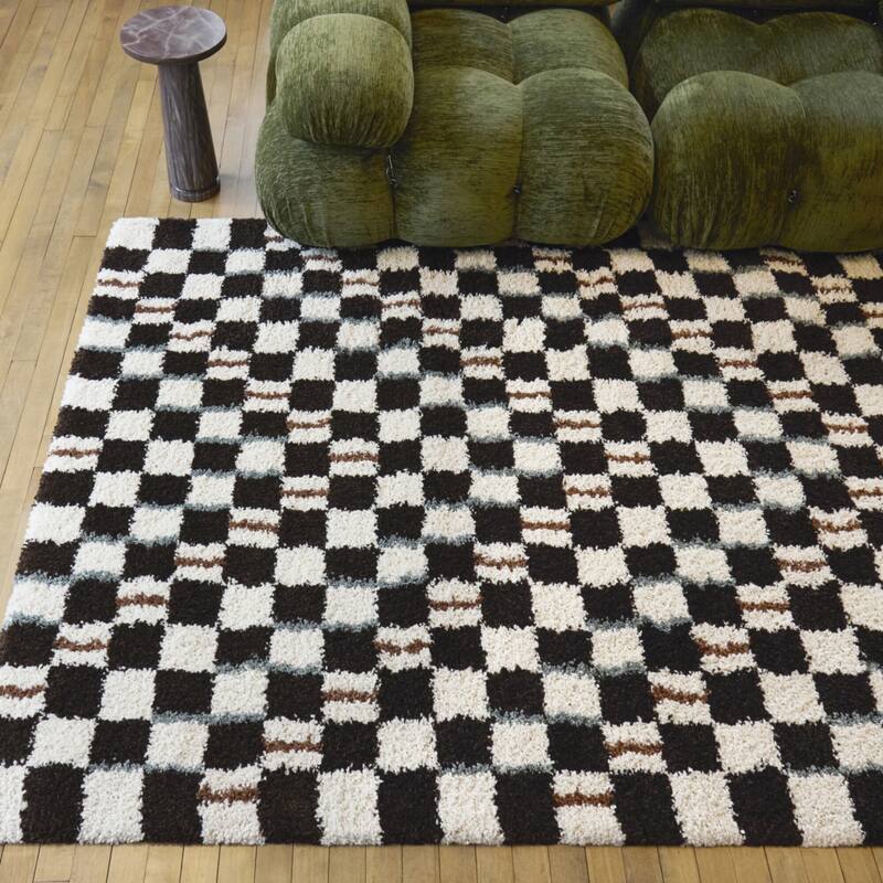 Darien Modern Checkered Area Rug