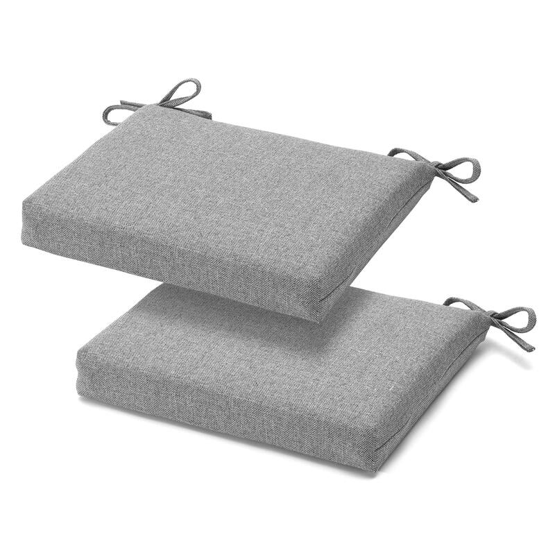 Klear Vu Wellfleet Bay Outdoor Chair Cushion Set (Set of 2) - Grey