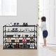preview thumbnail 11 of 9, Multi-tiered Shoe Rack Storage Organizer 5-Tier