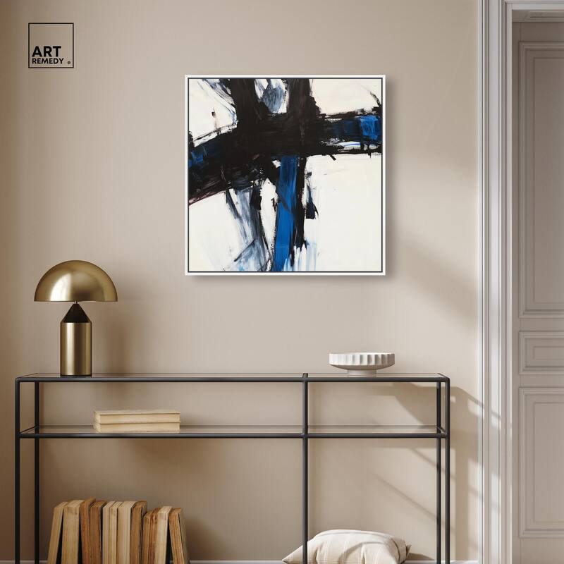Blue Streak I Canvas by Art Remedy