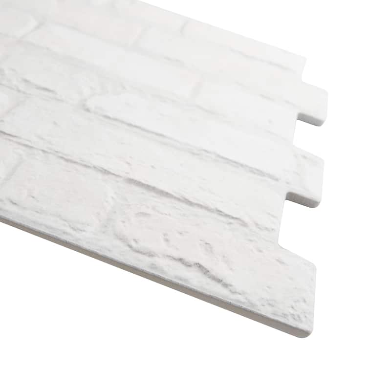 Merola Tile Manhattan Blanco 12-1/4" x 21" Porcelain Wall Tile