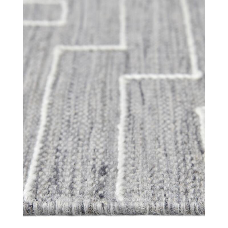 Overton Handmade Modern Contemporary Geometric Area Rug
