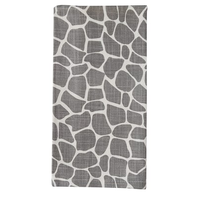 Split P Gray Giraffe Printed Towel Set of 4 - 18" X 26"