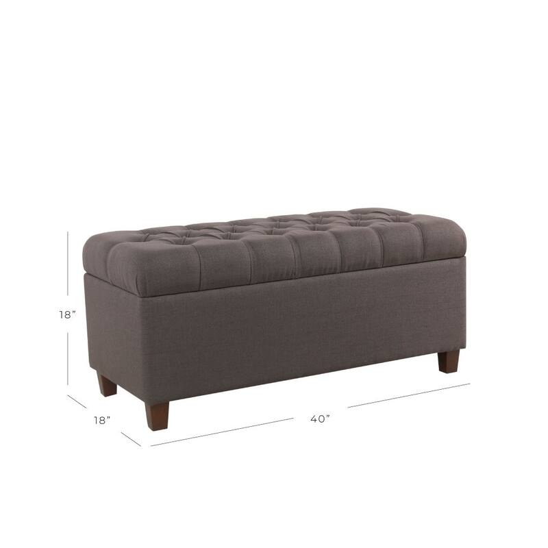 Copper Grove Muir Button Tufted Storage Bench
