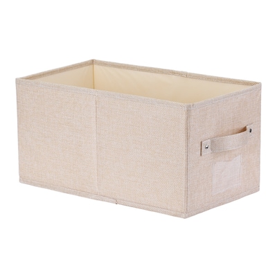 Storage Cube, Fabric Storage Bin with Handles for Shelves Closet, 1 Pack Foldable Storage Basket for Organizing Clothes Books
