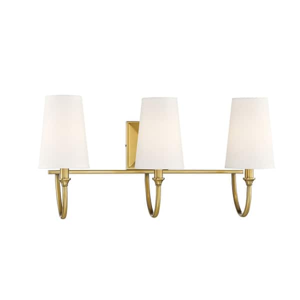 slide 2 of 12, Cameron 3-Light Bathroom Vanity Light (24" W x 12"H)