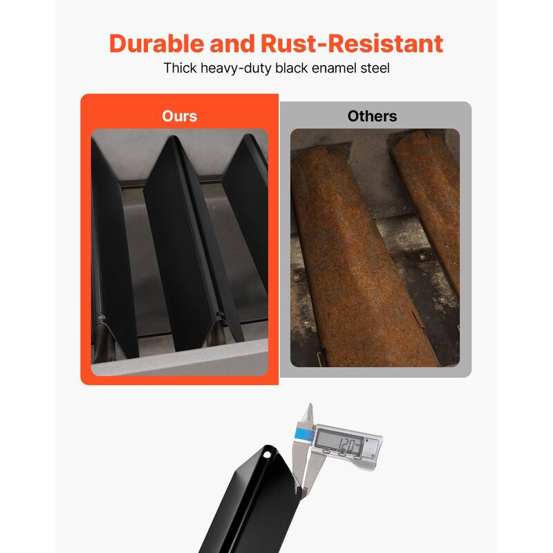 Grill Flavorizer Bars Replacement for Weber Spirit I II 300 Series