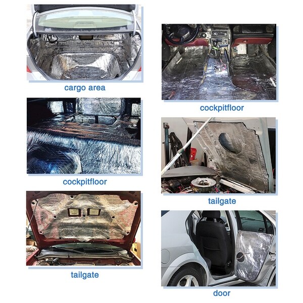 Vehicle Insulation Mat Sound Proofing Noise Reduce Make Car Quieter 40 X39 Ushirika Coop
