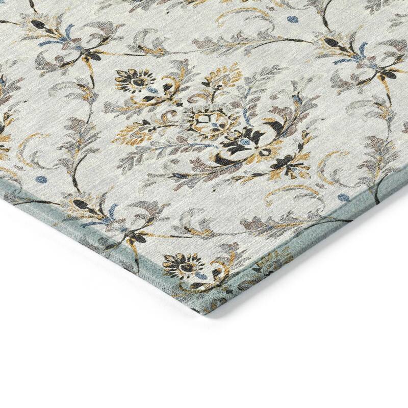 Machine Washable Indoor/ Outdoor Traditional Marrakesh Chantille Rug