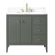 preview thumbnail 44 of 95, Vanity Art 36" Single Sink Bathroom Vanity Cabinet with Engineered Marble Countertop