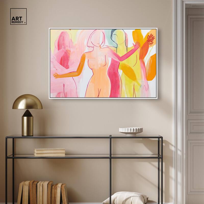 Three Graces Canvas by Art Remedy