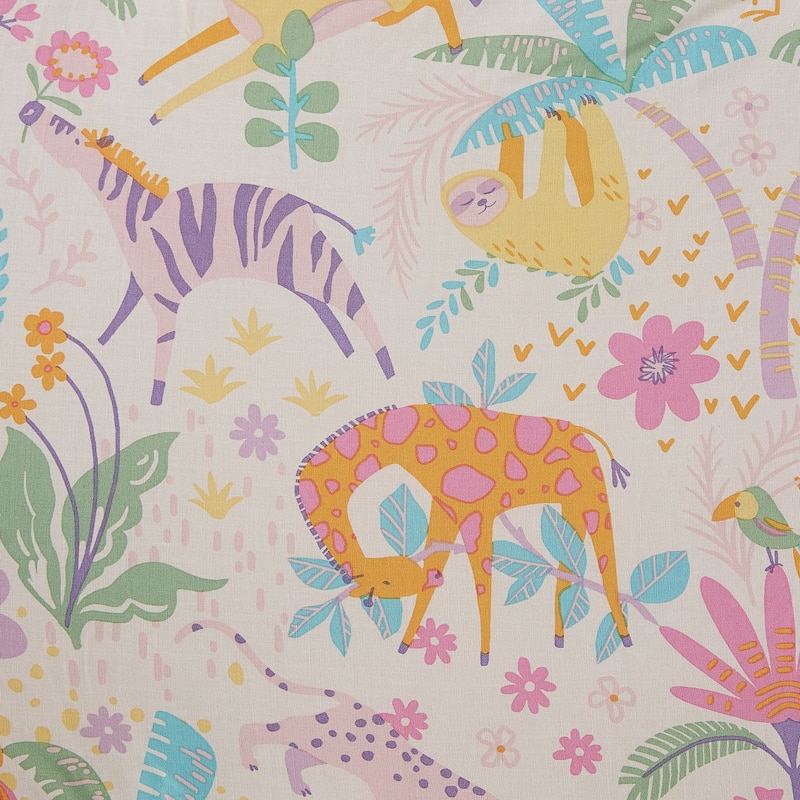 Intelligent Design Kids Thea Floral Reversible Cotton Duvet Cover Set with Throw Pillow