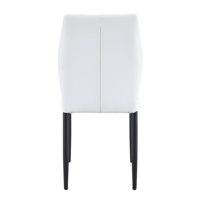 Ergonomic PU Dining Chair with Adjustable Stability, Perfectly blends comfort and elegance