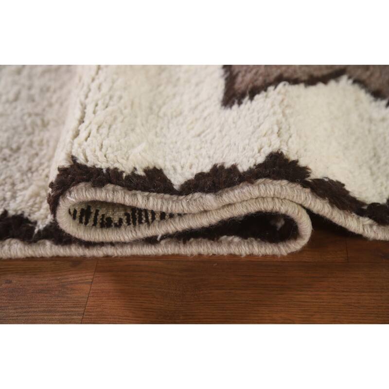 Tribal Anatolian Runner Rug Handmade Turkish Wool Carpet - 3'5"x 12'9"