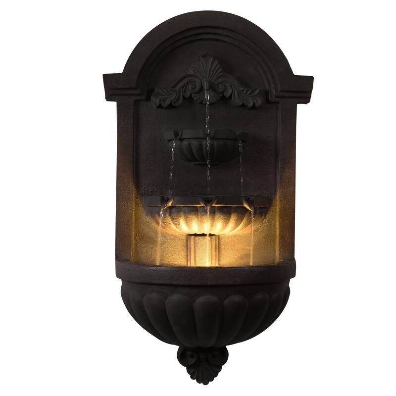 Kenroy Home San Pablo Wall Fountain - Plum Bronze