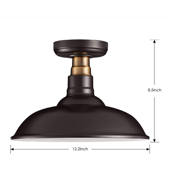 Simple bowl flush mount deals
