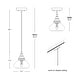 preview thumbnail 9 of 10, The Gray Barn Modern Farmhouse 1-Light Wood Pendant Lights with Pumpkin Glass Shade - 7.5'' L x 7.5'' W x 7.5'' H