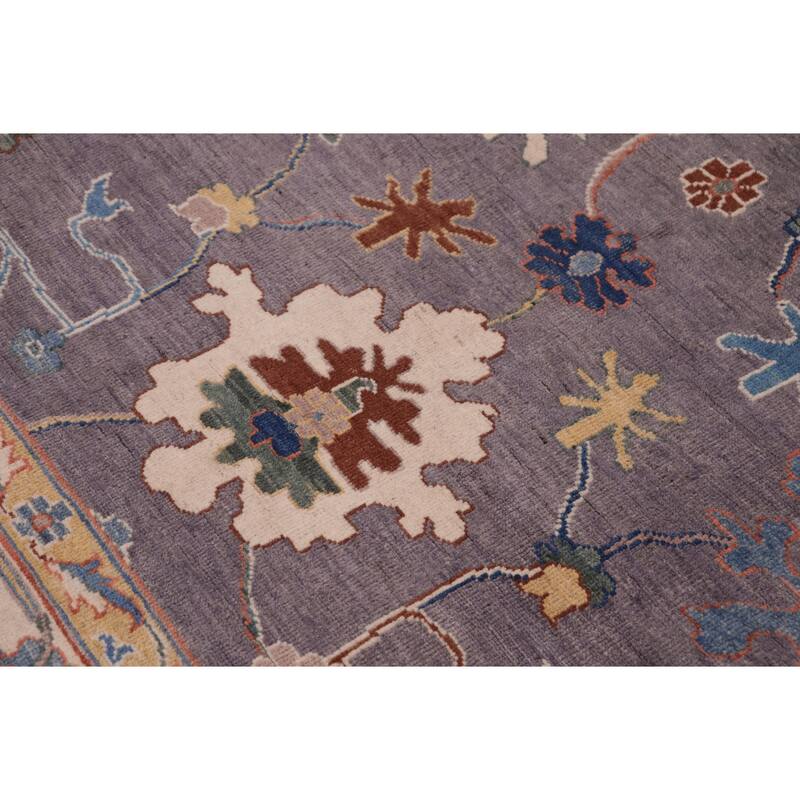 Bohemian Kazak Albert Gray/Natural Wool Rug - 8'1'' x 9'5''