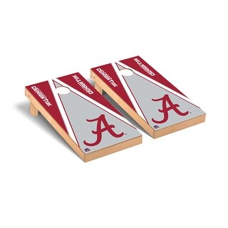 Alabama Crimson Tide Cornhole Board Set - Triangle Version