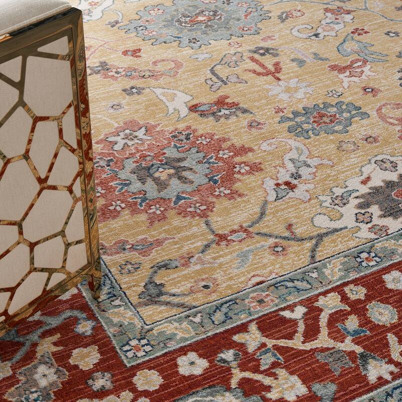 Nourison Parisa Traditional Bordered Area Rug