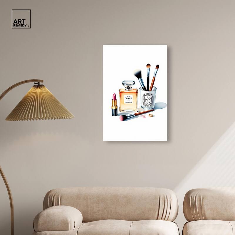 Bottle Beauty Canvas by Art Remedy, Gallery Wrapped