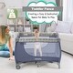 preview thumbnail 4 of 8, Gymax Foldable Baby Playard Portable Playpen Nursery Center w/ - See Details