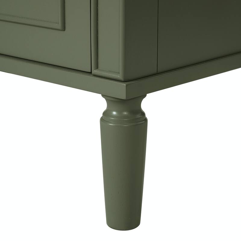 30" Bathroom Vanity with Ceramic Sink, Soft-Close Door, Built-in Shelf & Ample Storage